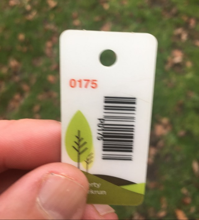 Park Run Finisher chip