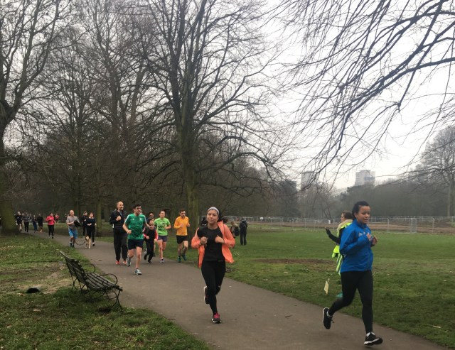 Park Run in Gunnersbury Park, Ealing
