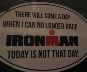 Ironman - as longas I can still train, I can still race