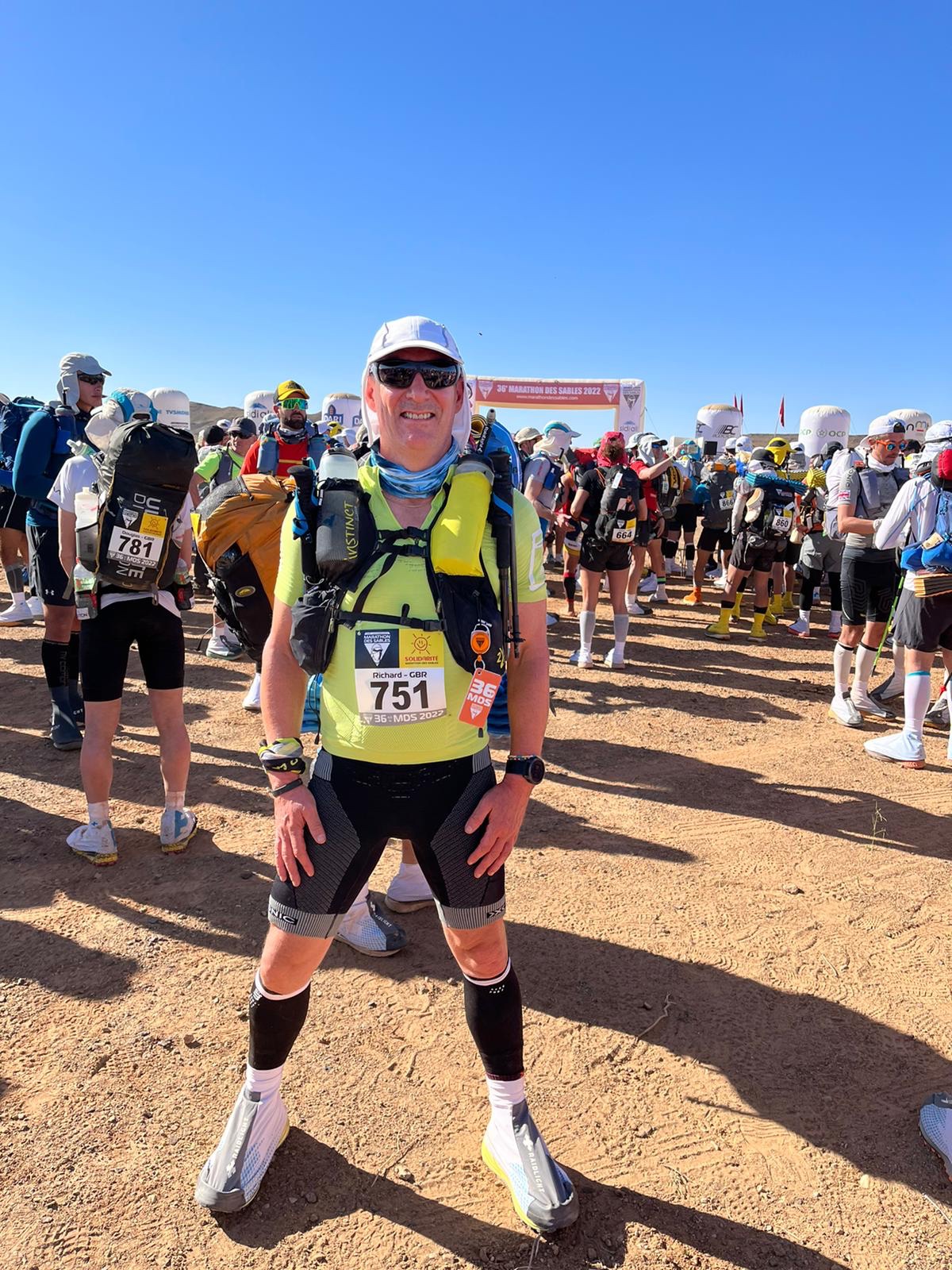 Start of first day Marathon des Sable 2022