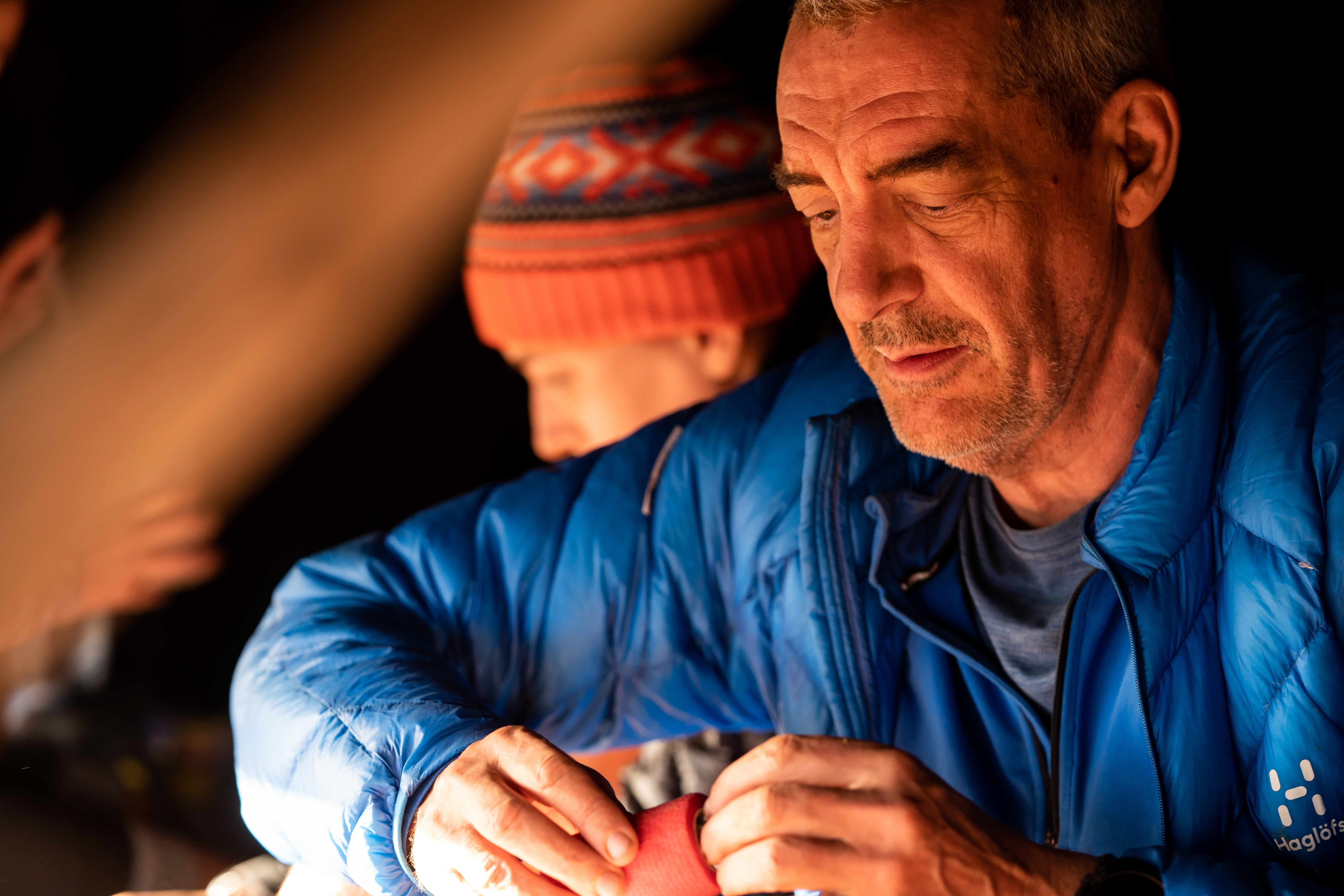 MDS - taping in the tent