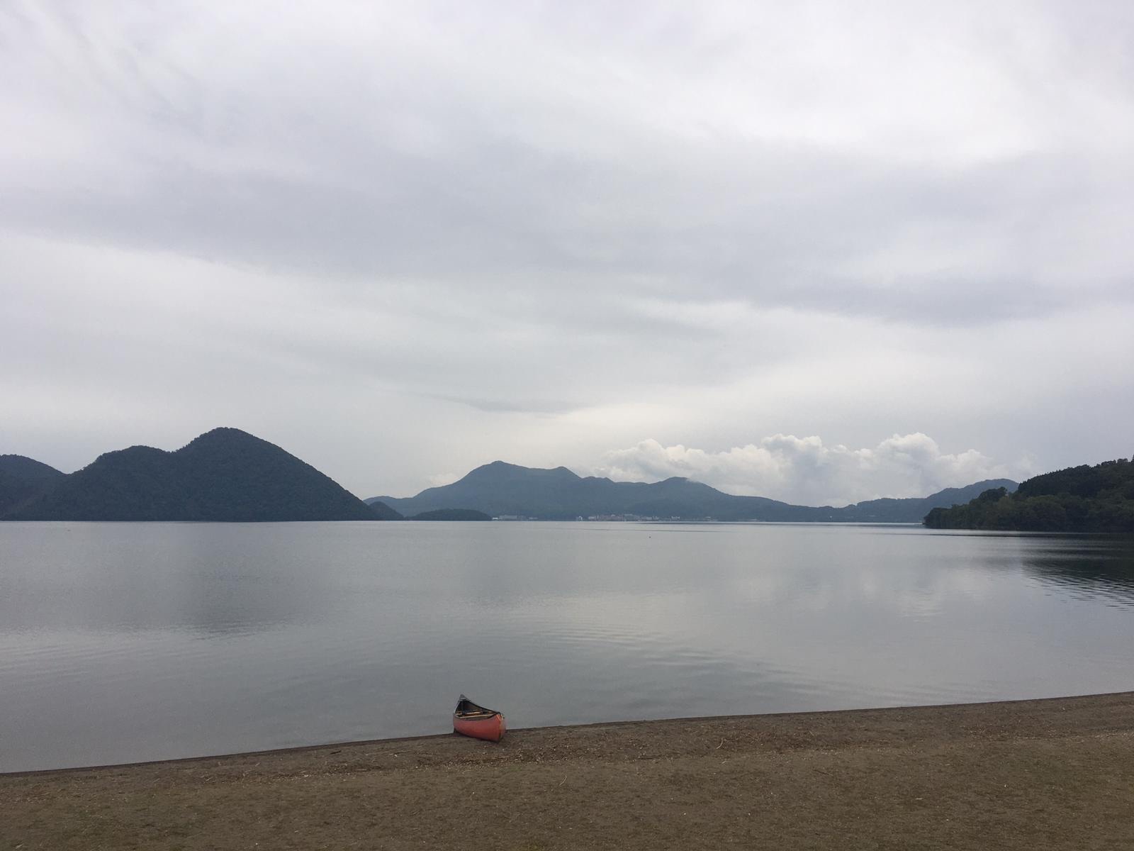 The beauty of Lake Toya, Hokkaido Triathlon
