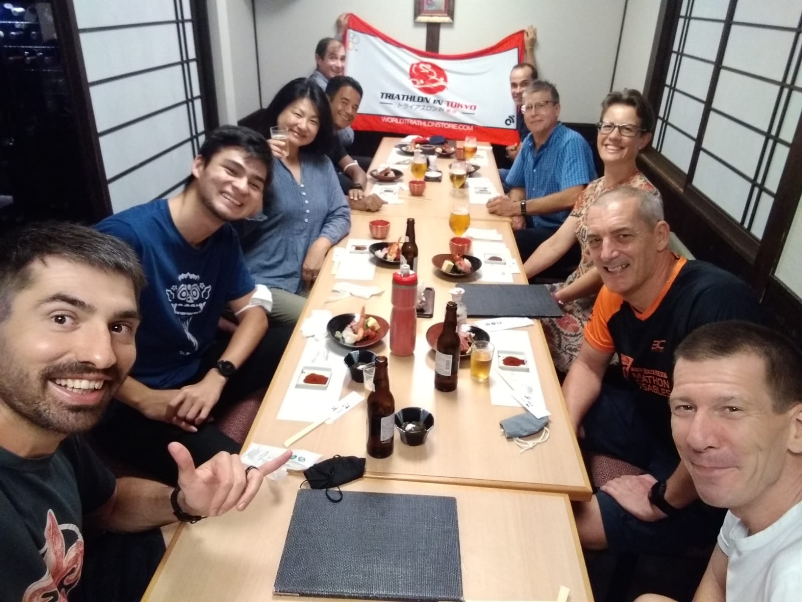 Hokkaido Traithlon Pre Race Sushi